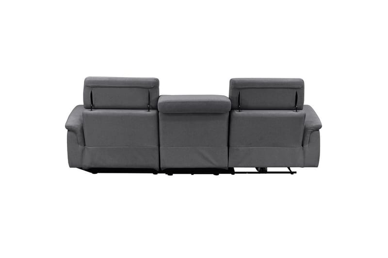 Hörnsoffa 3-sits Pareli Antracit, Sunday tyg, Höger elektrisk vilstol - Antracit, Sunday tyg, Höger elektrisk vilstol - Möbler - Soffa - Biosoffa & reclinersoffa