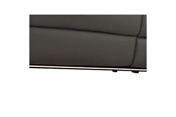 Hörnsoffa 3-sits Pareli Brun, PU, Höger elektrisk vilstol - Brun, PU, Höger elektrisk vilstol - Möbler - Soffa - Skinnsoffor