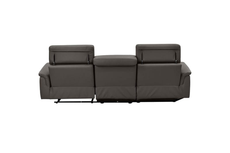 Hörnsoffa 3-sits Pareli Brun, Läder/PU, Vänster Elektrisk Fåtölj - Brun, Läder/PU, Vänster Elektrisk Fåtölj - Möbler - Soffa - Skinnsoffor