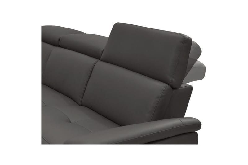 Hörnsoffa 3-sits Pareli Brun, PU, Vänster Elektrisk Fåtölj - Brun, PU, Vänster Elektrisk Fåtölj - Möbler - Soffa - Skinnsoffor