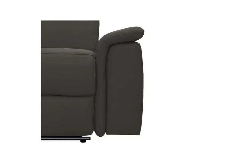 Hörnsoffa 3-sits Pareli Brun, Läder/PU, Vänster Manuell Fåtölj - Brun, Läder/PU, Vänster Manuell Fåtölj - Möbler - Soffa - Skinnsoffor