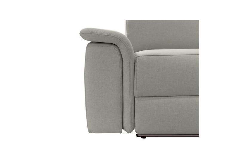 Hörnsoffa 3-sits Pareli Grå, Sunday tyg, Höger elektrisk vilstol - Grå, Sunday tyg, Höger elektrisk vilstol - Möbler - Soffa - Biosoffa & reclinersoffa