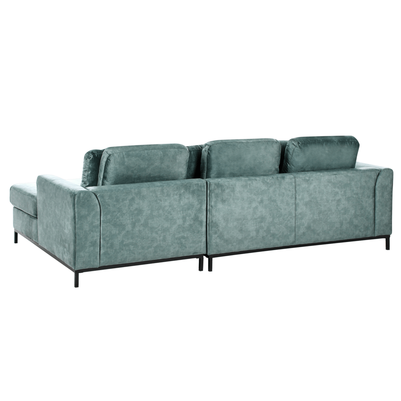 Hörnsoffa 4-sits Oslo Vänstervänd - Blågrön - Möbler - Soffa - Divansoffor & schäslongsoffa