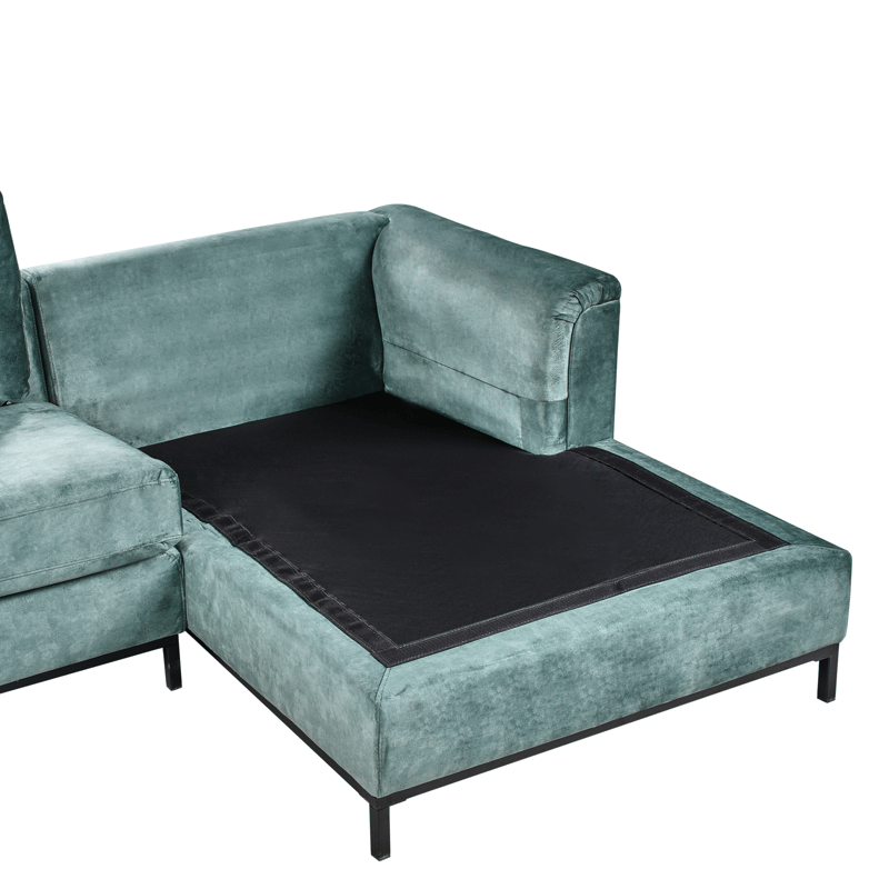 Hörnsoffa 4-sits Oslo Vänstervänd - Blågrön - Möbler - Soffa - Divansoffor & schäslongsoffa