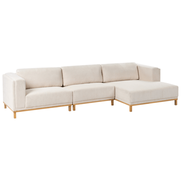 Hörnsoffa 5-sits Veng - Ljusbrun, Ljusbeige - Möbler - Soffa - Divansoffor & schäslongsoffa