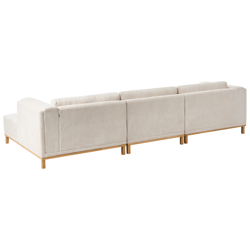 Hörnsoffa 5-sits Veng - Ljusbrun, Ljusbeige - Möbler - Soffa - Divansoffor & schäslongsoffa