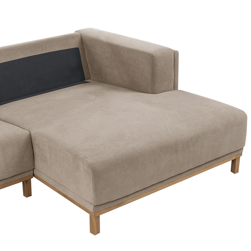 Hörnsoffa 5-sits Veng - Taupe - Möbler - Soffa - Divansoffor & schäslongsoffa
