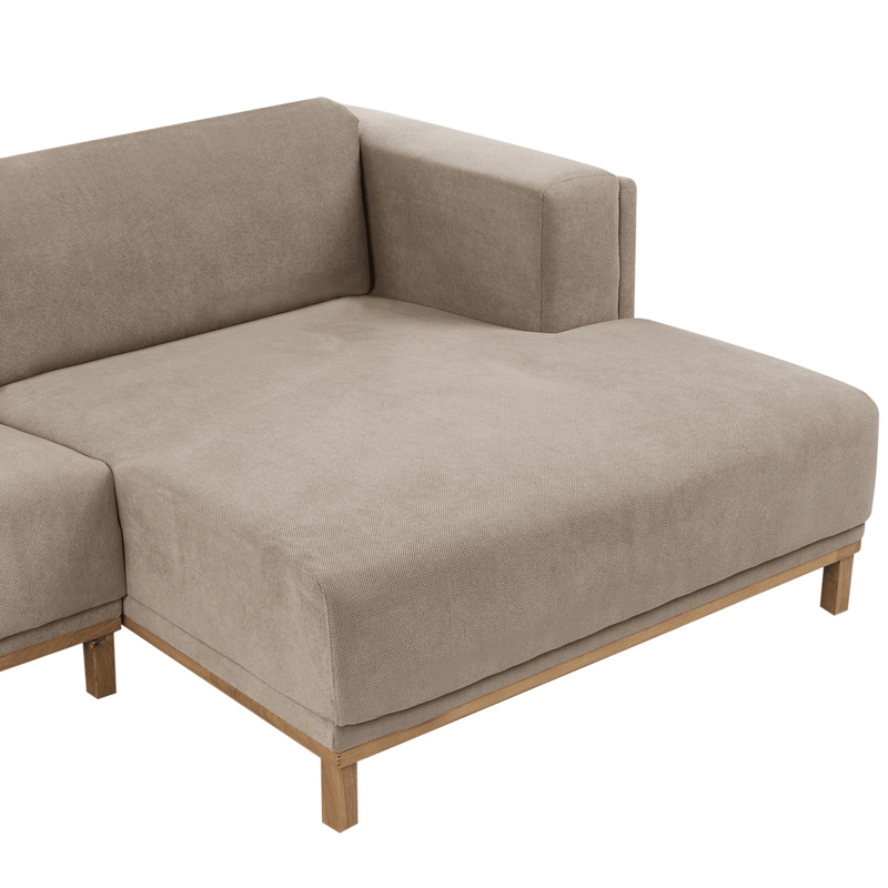 Hörnsoffa 5-sits Veng - Taupe - Möbler - Soffa - Divansoffor & schäslongsoffa