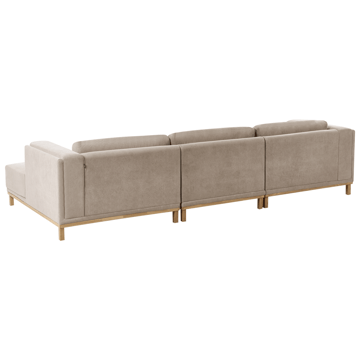 Hörnsoffa 5-sits Veng - Taupe - Möbler - Soffa - Divansoffor & sch äslongsoffa
