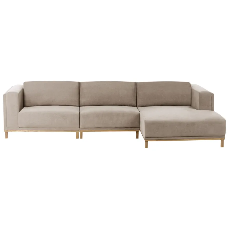 Hörnsoffa 5-sits Veng, Taupe