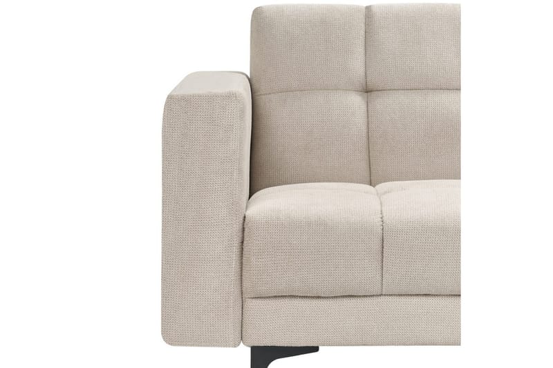 Hörnsoffa Alnes Beige/svart - Beige/svart - Möbler - Soffa - Soffgrupp