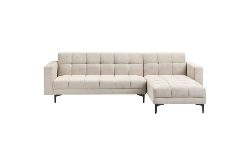 Hörnsoffa Alnes Beige/svart - Beige/svart - Möbler - Soffa - Soffgrupp