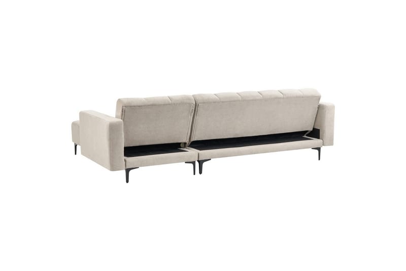 Hörnsoffa Alnes Beige/svart - Beige/svart - Möbler - Soffa - Soffgrupp