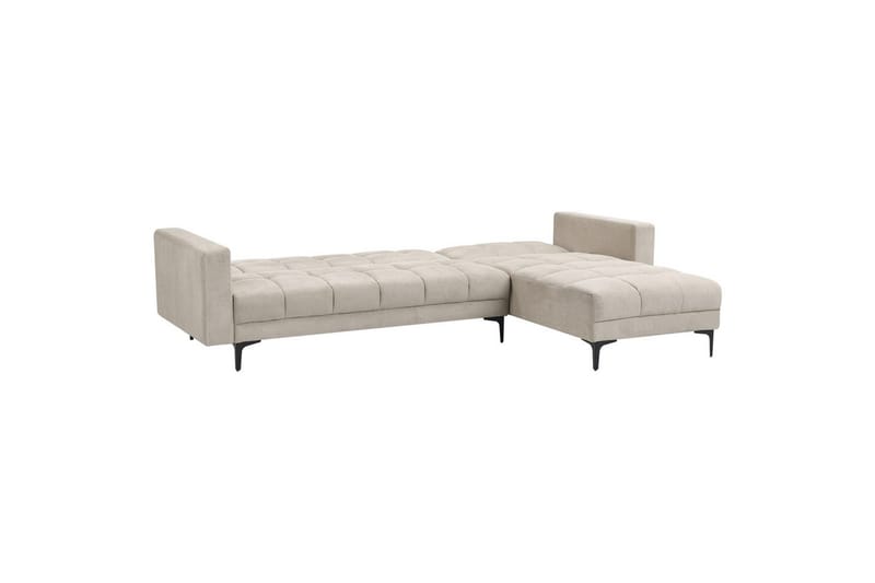 Hörnsoffa Alnes Beige/svart - Beige/svart - Möbler - Soffa - Soffgrupp