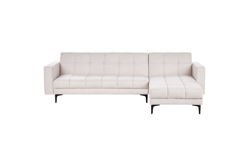 Hörnsoffa Alnes Off-white/Svart, Vit