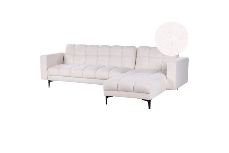 Hörnsoffa Alnes Vit/Svart - Vit/Svart - Möbler - Soffa - Soffgrupp