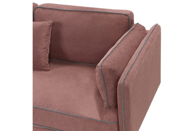 Hörnsoffa Altan Röd/grå - Röd/grå - Möbler - Soffa - Divansoffor & schäslongsoffa