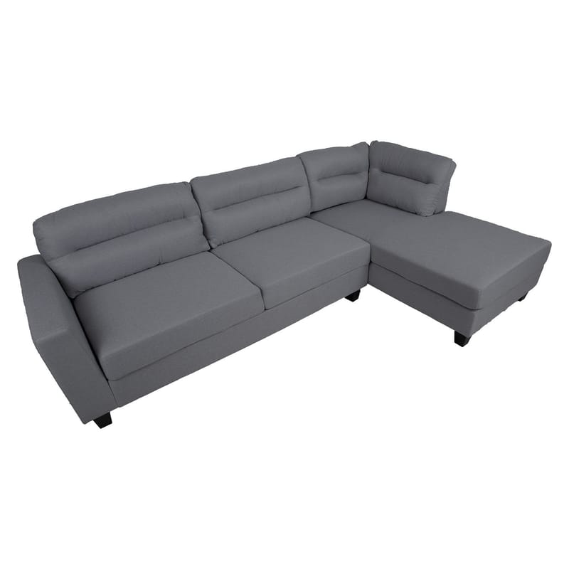 Hörnsoffa Asknor Höger - Mörkgrå - Möbler - Soffa - Divansoffor & schäslongsoffa