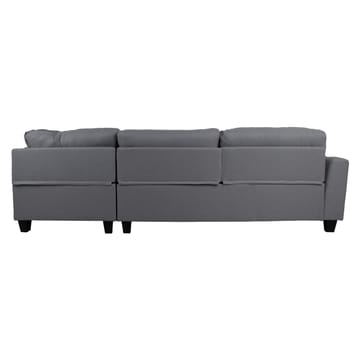 Hörnsoffa Asknor Höger - Mörkgrå - Möbler - Soffa - Divansoffor & schäslongsoffa
