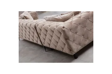 Hörnsoffa Beachport Beige - Beige - Möbler - Soffa - Hörnsoffa