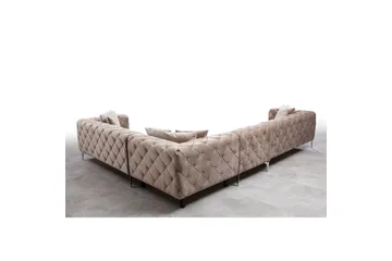 Hörnsoffa Beachport Beige - Beige - Möbler - Soffa - Hörnsoffa