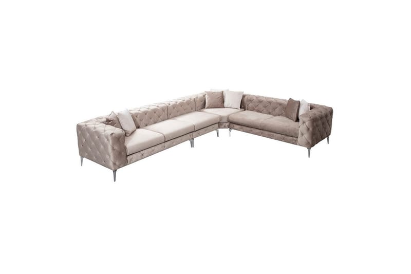 Hörnsoffa Beachport Beige - Beige - Möbler - Soffa - Hörnsoffa