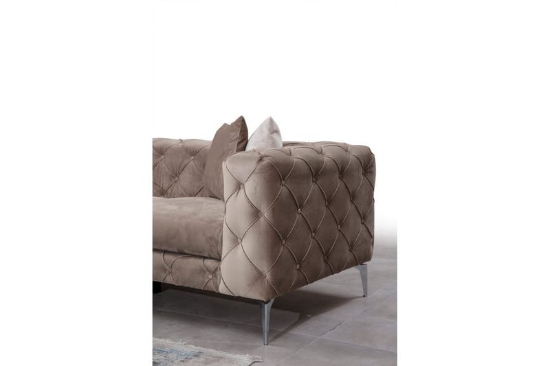 Hörnsoffa Beachport Beige - Beige - Möbler - Soffa - Hörnsoffa
