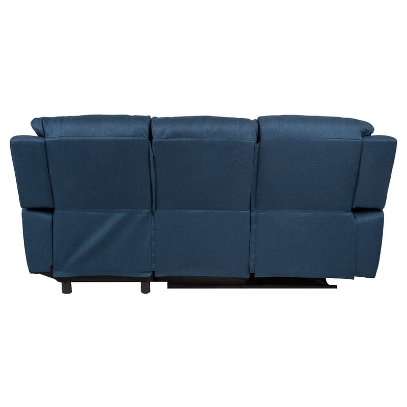 Hörnsoffa BERIT manuell recliner Högerhörn - mörkblå - Möbler - Soffa - Biosoffa & reclinersoffa