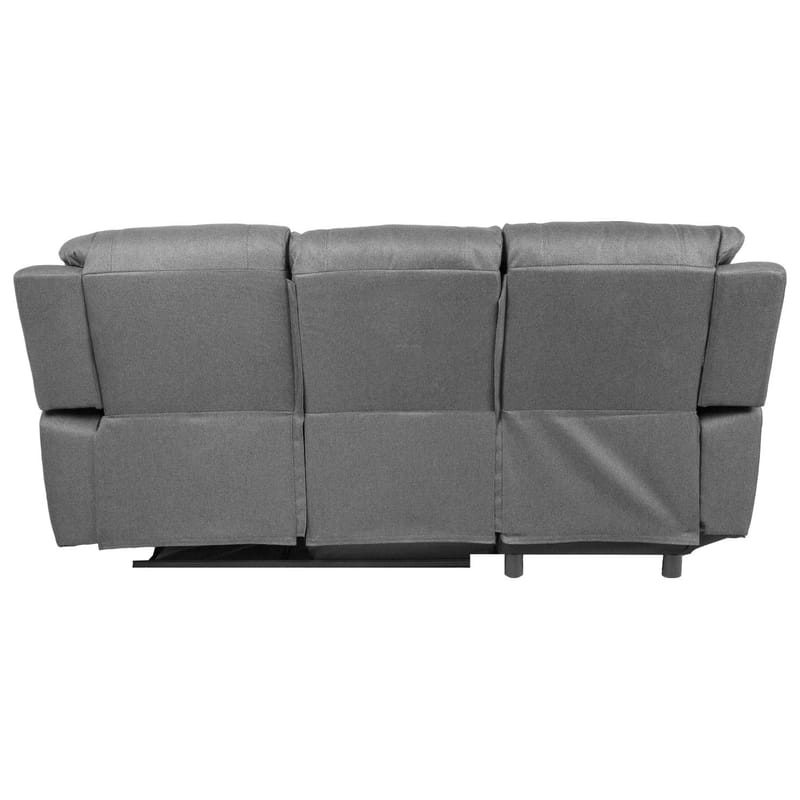 Hörnsoffa BERIT manuell recliner Vänsterhörn - mörkgrå - Möbler - Soffa - Biosoffa & reclinersoffa