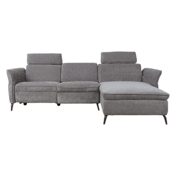 Hörnsoffa Dayton elektrisk recliner Högerhörn - ljusgrå - Möbler - Soffa - Biosoffa & reclinersoffa