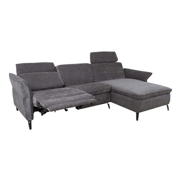 Hörnsoffa Dayton elektrisk recliner Högerhörn - mörkgrå - Möbler - Soffa - Biosoffa & reclinersoffa