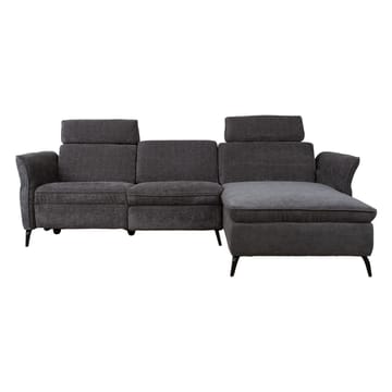 Hörnsoffa Dayton elektrisk recliner Högerhörn - mörkgrå - Möbler - Soffa - Biosoffa & reclinersoffa