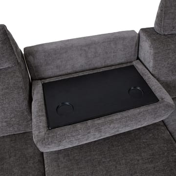 Hörnsoffa Dayton elektrisk recliner Högerhörn - mörkgrå - Möbler - Soffa - Biosoffa & reclinersoffa