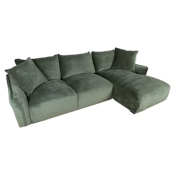 Hörnsoffa Denvi Höger - mintgrön - Möbler - Soffa - Divansoffor & schäslongsoffa