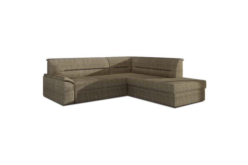 Hörnsoffa Eltap Elano 255x212x90 cm - Berlin 03, Beige, Höger - Möbler - Soffa - Bäddsoffa