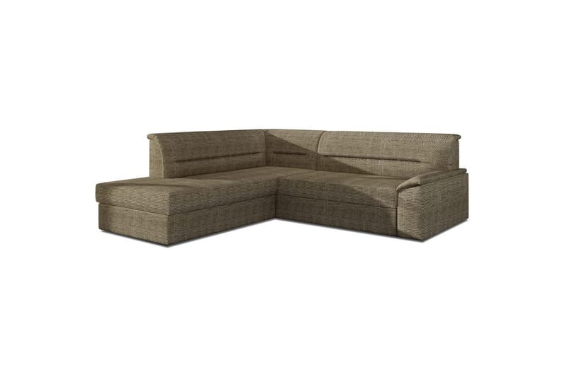 Hörnsoffa Eltap Elano 255x212x90 cm - Berlin 03, Beige, Vänster - Möbler - Soffa - Bäddsoffa