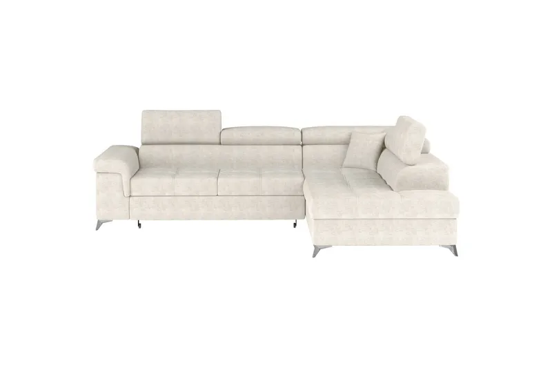 Hörnsoffa Eltap Eridano 275x202x88 cm - Amore 01, Vit, Höger - Möbler - Soffa - Bäddsoffa