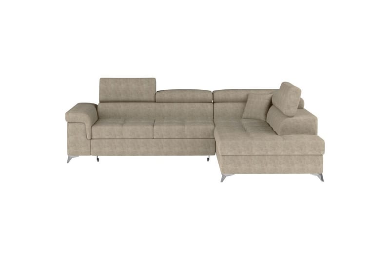 Hörnsoffa Eltap Eridano 275x202x88 cm - Amore 18, Beige, Höger - Möbler - Soffa - Bäddsoffa