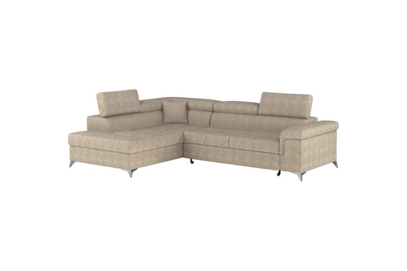 Hörnsoffa Eltap Eridano 275x202x88 cm - Amore 18, Beige, Vänster - Möbler - Soffa - Bäddsoffa
