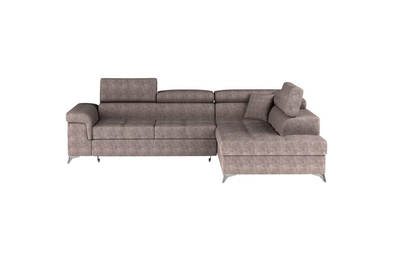 Hörnsoffa Eltap Eridano 275x202x88 cm - Amore 20, Mörk Beige, Höger - Möbler - Soffa - Bäddsoffa