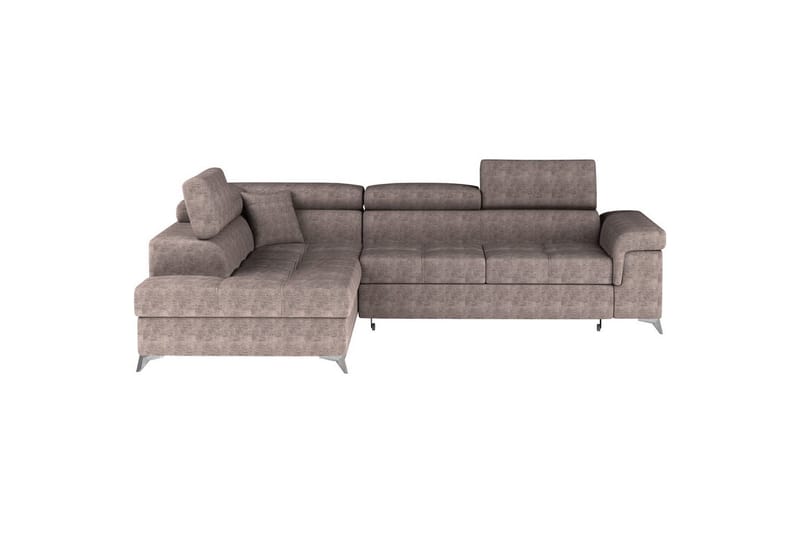 Hörnsoffa Eltap Eridano 275x202x88 cm - Amore 20, Mörk Beige, Vänster - Möbler - Soffa - Bäddsoffa