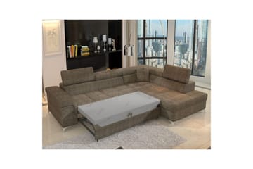 Hörnsoffa Eltap Eridano 275x202x88 cm - Berlin 03, Beige, Höger - Möbler - Soffa - Bäddsoffa
