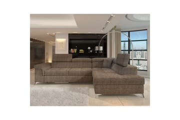 Hörnsoffa Eltap Eridano 275x202x88 cm - Berlin 03, Beige, Höger - Möbler - Soffa - Bäddsoffa