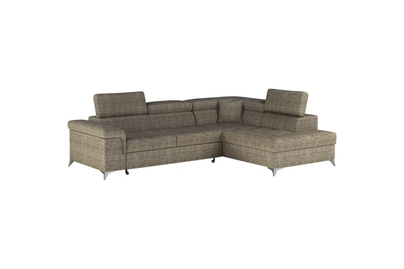 Hörnsoffa Eltap Eridano 275x202x88 cm - Berlin 03, Beige, Höger - Möbler - Soffa - Bäddsoffa