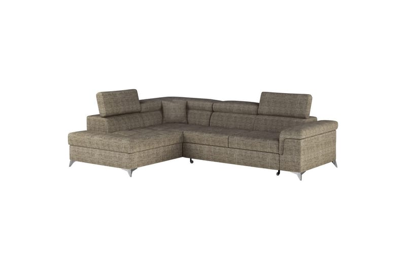 Hörnsoffa Eltap Eridano 275x202x88 cm - Berlin 03, Beige, Vänster - Möbler - Soffa - Bäddsoffa