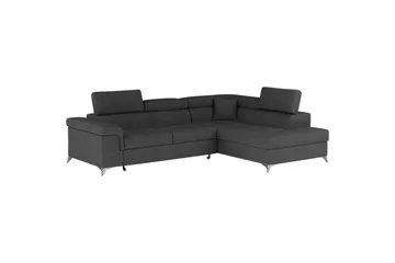 Hörnsoffa Eltap Eridano 275x202x88 cm - Inari 96, Mörkgrå, Höger - Möbler - Soffa - Bäddsoffa