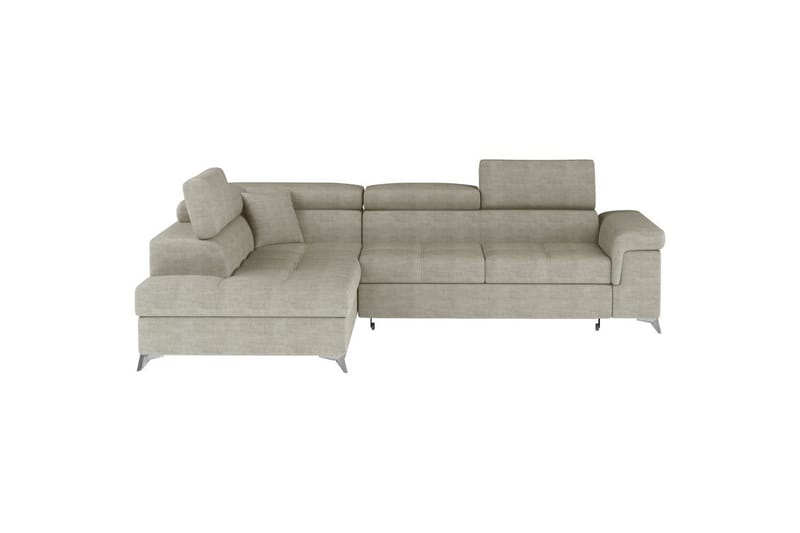 Hörnsoffa Eltap Eridano 275x202x88 cm - Manhattan 20, Mörkbeige, Vänster - Möbler - Soffa - Bäddsoffa