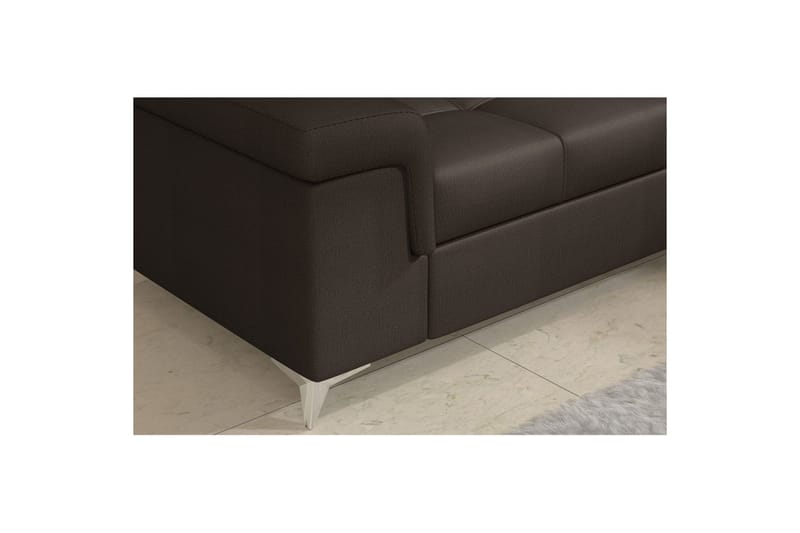 Hörnsoffa Eltap Eridano 275x202x88 cm - Monolith 29, Mörkbrun, Höger - Möbler - Soffa - Bäddsoffa