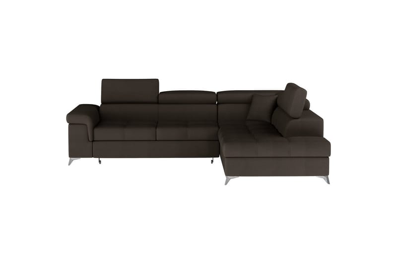 Hörnsoffa Eltap Eridano 275x202x88 cm - Monolith 29, Mörkbrun, Höger - Möbler - Soffa - Bäddsoffa