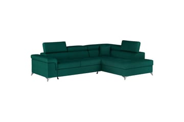 Hörnsoffa Eltap Eridano 275x202x88 cm - Monolith 37, Grön, Höger - Möbler - Soffa - Bäddsoffa
